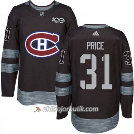Män Ishockey Montreal Canadiens Tröja Carey Price 31 1917-2017 100th Anniversary Adidas Svart Authentic Män Ishockey Montreal Canadiens Tröja Carey Price 31 1917-2017 100th Anniversary Adidas Svart Authentic